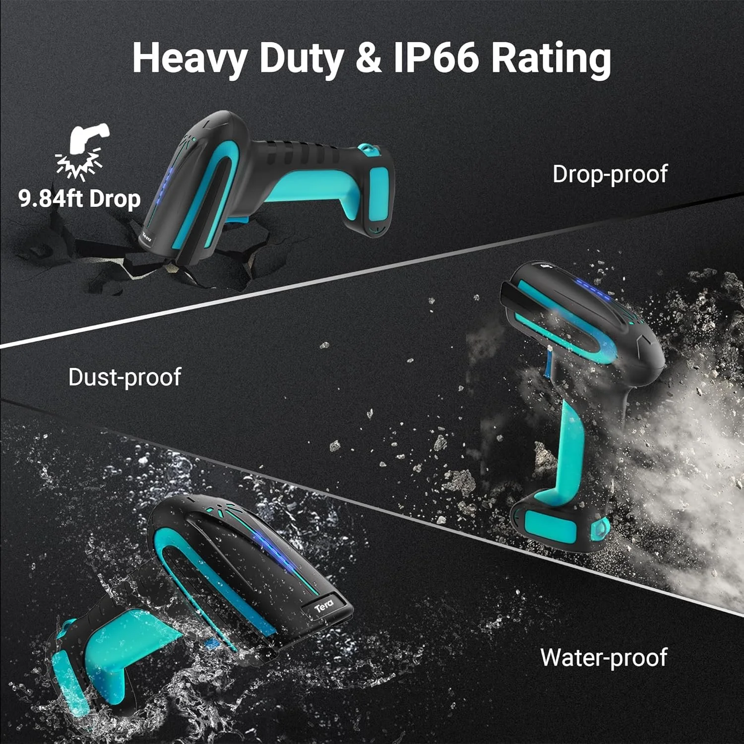 Сканер Tera Pro 8100 Чорний-блакитний, фото №3 Сканер Tera Pro 8100 Чорний-блакитний, фото №3