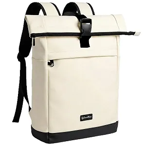 Рюкзак для ноутбука Rolltop Роллтоп Водонепроникний Розширюваний (18-25 л) Білий Сучасний - Фото 1