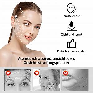 Наклейки для підтяжки обличчя Yuiturt, 120 шт., невидима стрічка synthetic.ua - Фото 1