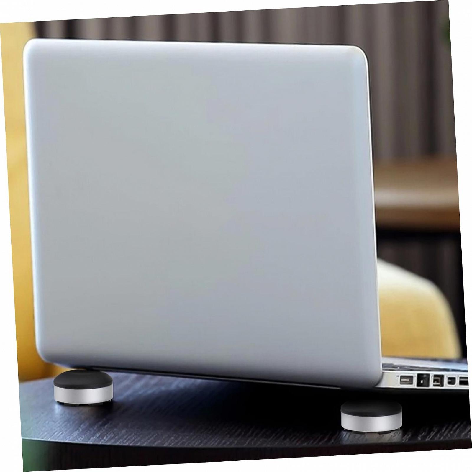 Подставка для ноутбука с рассеиванием тепла Портативная для дома/офиса Черная Приподнятая основа для улучшенной циркуляции воздуха, фото №6