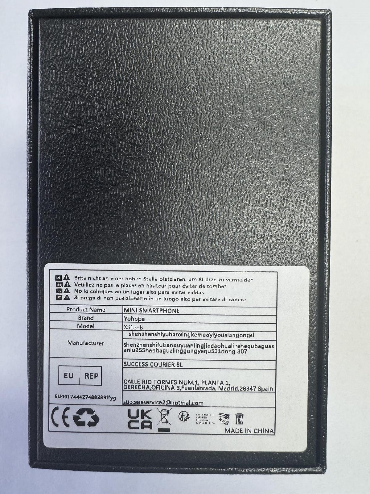 Смартфон YOHOPE Mini 3G 2/16 GB Чорний, фото №8