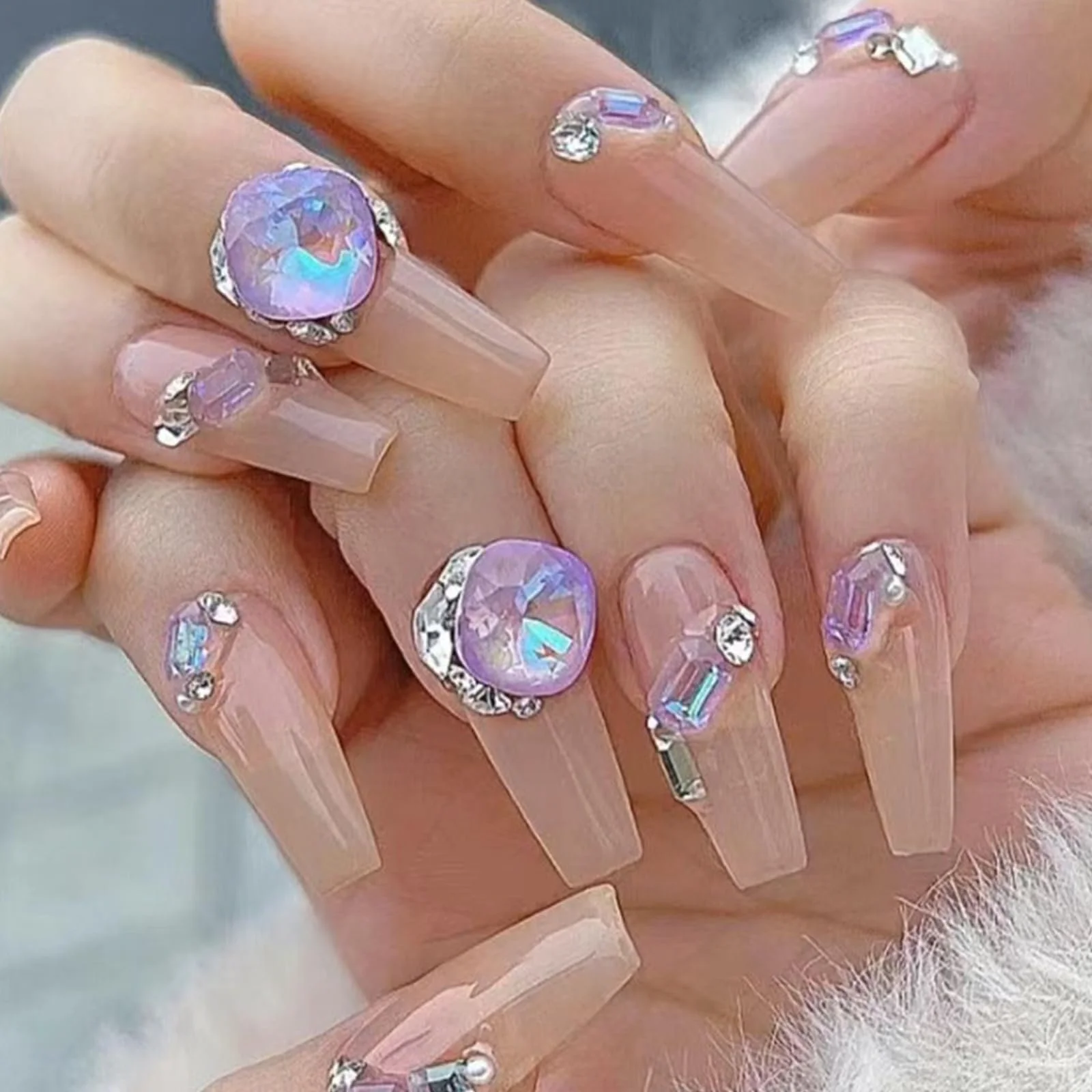 Стрази 3D для декорування нігтів, мистецьких проєктів, прикрас, фото №3