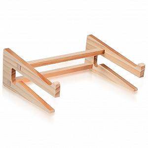 Підставка для ноутбука GALPADA Holz, дерев'яна зі стабільною конструкцією та циркуляцією повітря, ергономічна - Фото 1