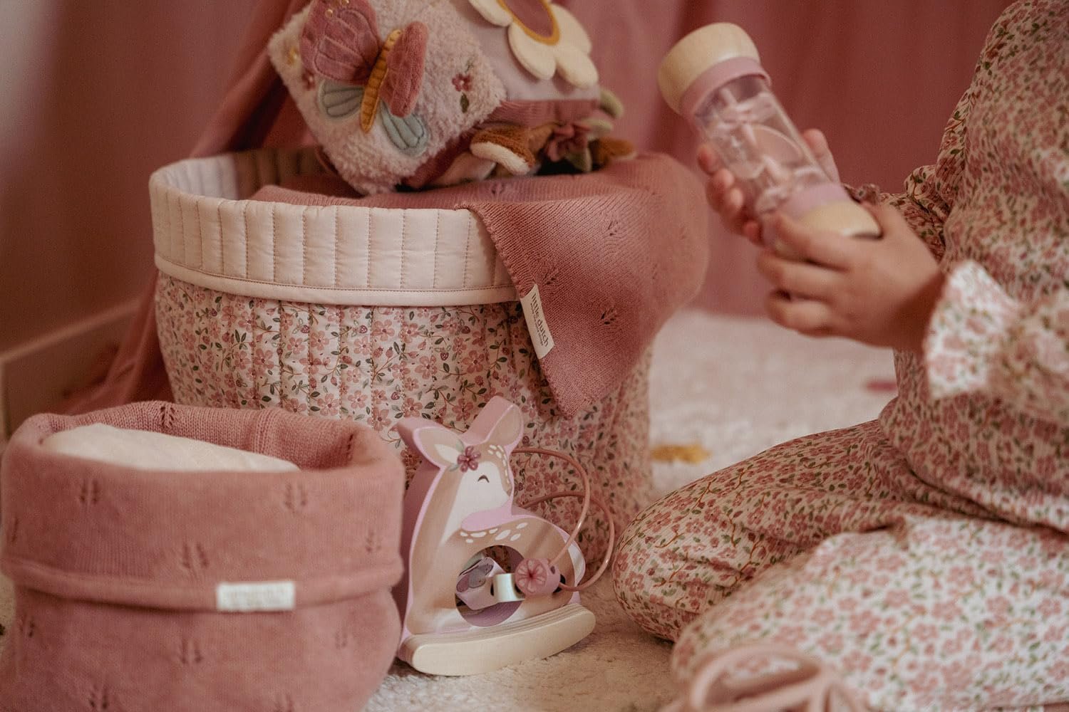 Органайзер для пеленального столика Little Dutch Fairy Garden TE31054031 Fairy Floral Круглая Большая Двусторонняя, фото №8