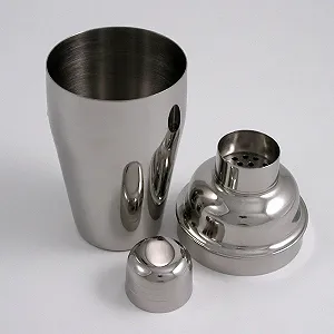 Шейкер для коктейлів Metaltex Stainless Steel 0.5 літра Сріблястий synthetic.ua - Фото 1