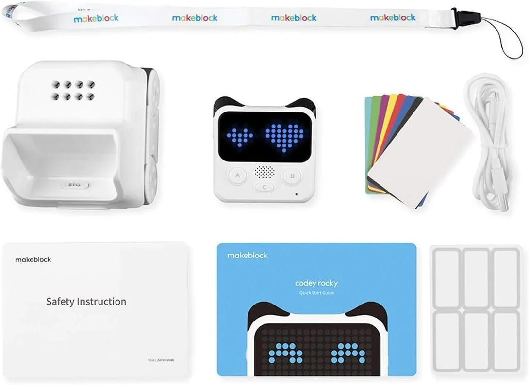 Программируемый робот для детей Makeblock Codey Rocky Wi-Fi Bluetooth Белый, фото №4 Программируемый робот для детей Makeblock Codey Rocky Wi-Fi Bluetooth Белый, фото №4