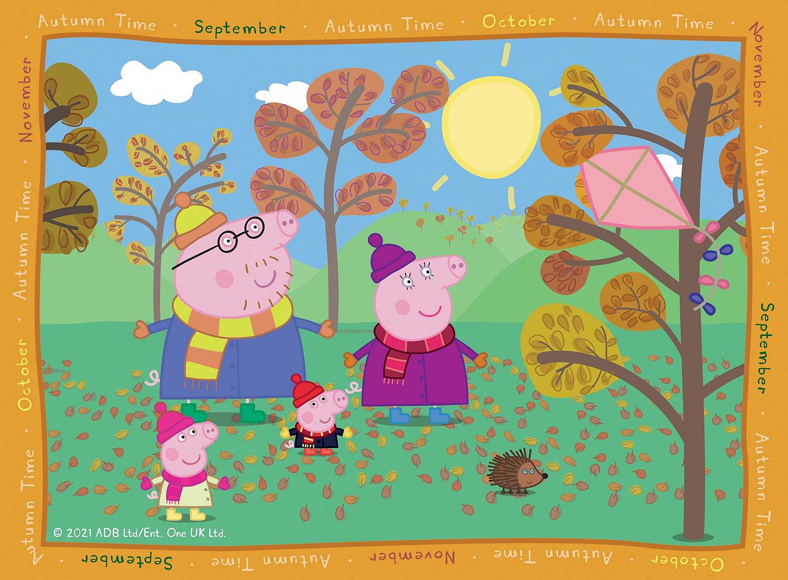 Пазл Ravensburger Peppa Pig Four Seasons 12, 16, 20, 24 елементи, фото №3