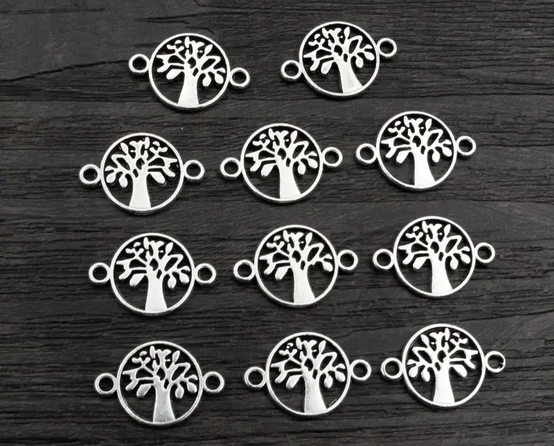 Металевий конектор 17*11 мм Дерево, фото №1 Металевий конектор 17*11 мм Дерево, фото №1