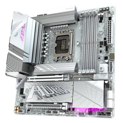 Материнская плата GIGABYTE Z890M AORUS ELITE WIFI7 ICE, фото №3 Материнская плата GIGABYTE Z890M AORUS ELITE WIFI7 ICE, фото №3