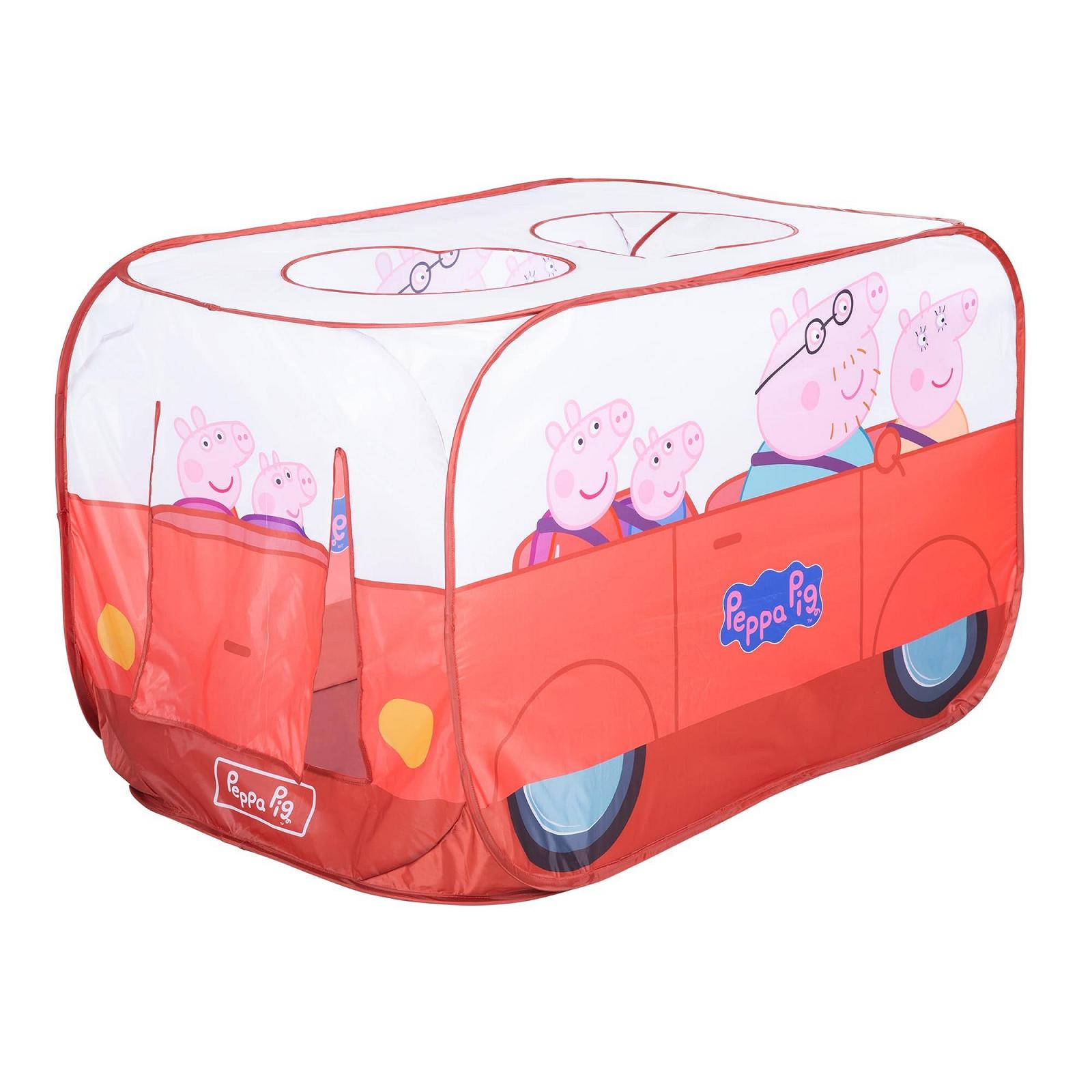 Палатка Игровая Roba Peppa Pig Всплывающая Автомобиль Характеристики Красный, фото №5