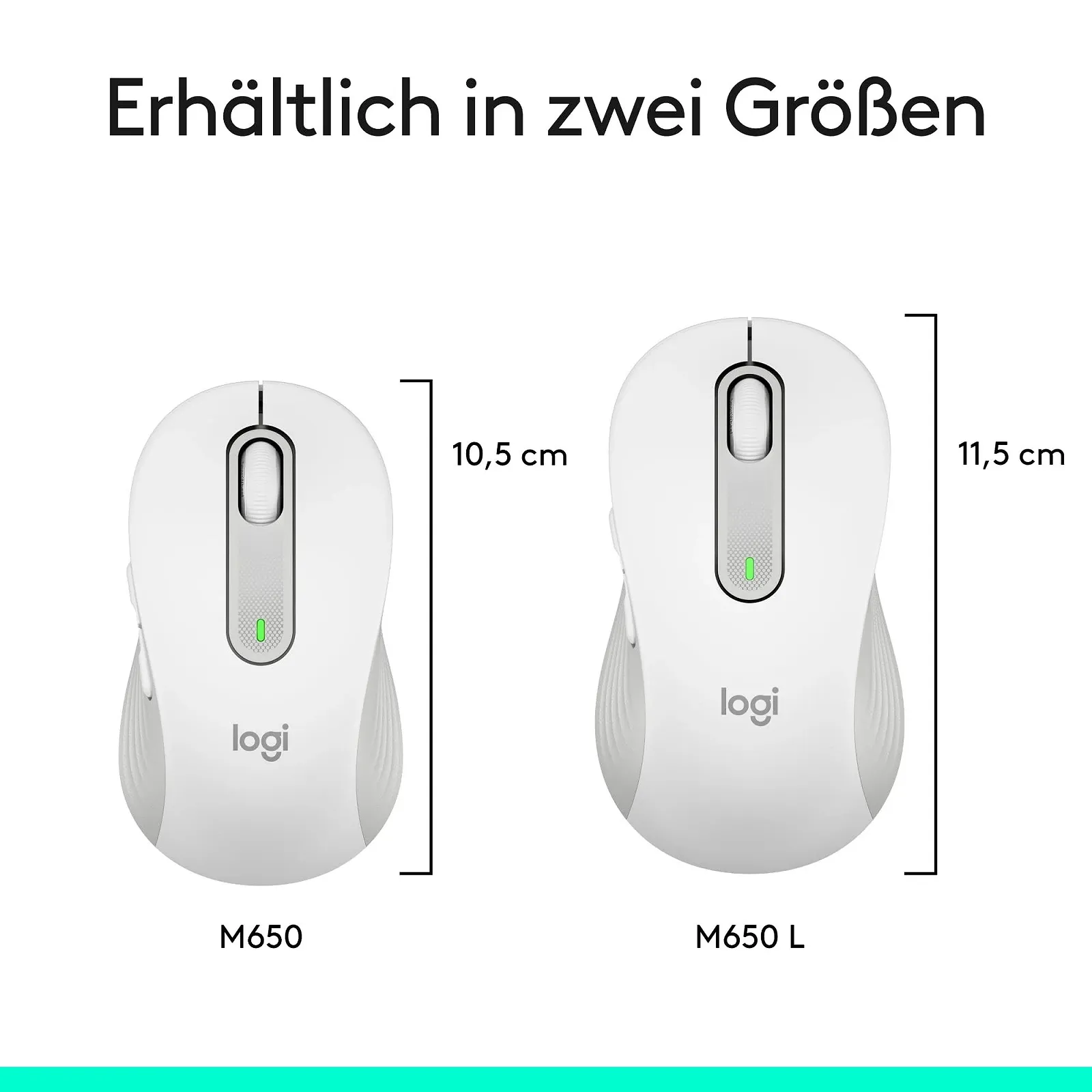 Миша бездротова Logitech Signature M650 Білий, фото №10 Миша бездротова Logitech Signature M650 Білий, фото №10