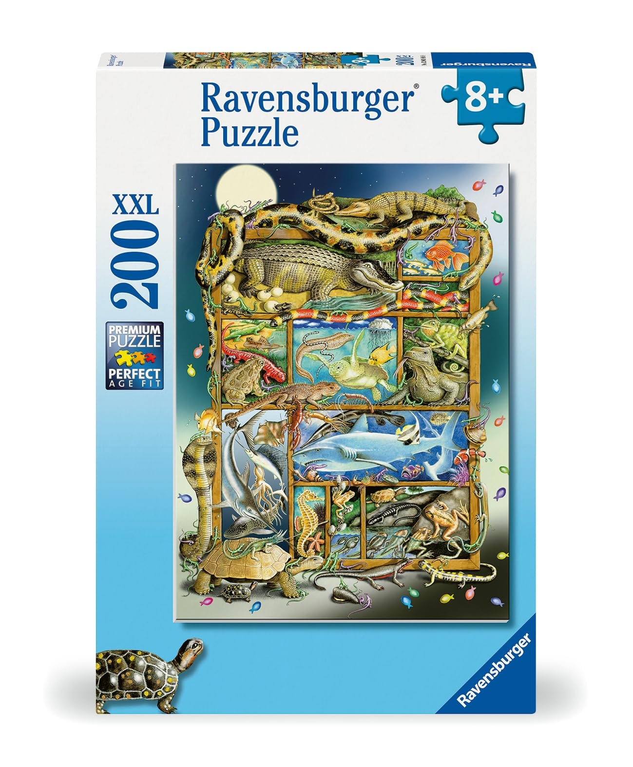 Дитячий пазл Ravensburger Reptile on Shelf 12000866 200 деталей XXL від 8 років, фото №1