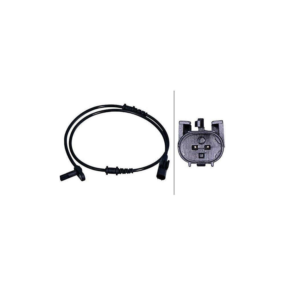 Датчик частоты вращения колеса HELLA 6PU 358 218-081 для MERCEDES-BENZ VW передний мост, фото №1 Датчик частоты вращения колеса HELLA 6PU 358 218-081 для MERCEDES-BENZ VW передний мост, фото №1
