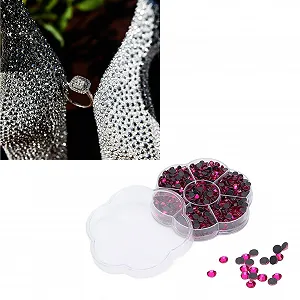 Стразы Граненые стеклянные стразы Добавляют блеск и шарм Аксессуары для дизайна ногтей DIY поделки 3D стразы для одежды Обувь Сумки Домашний декор synthetic.ua - Фото 1