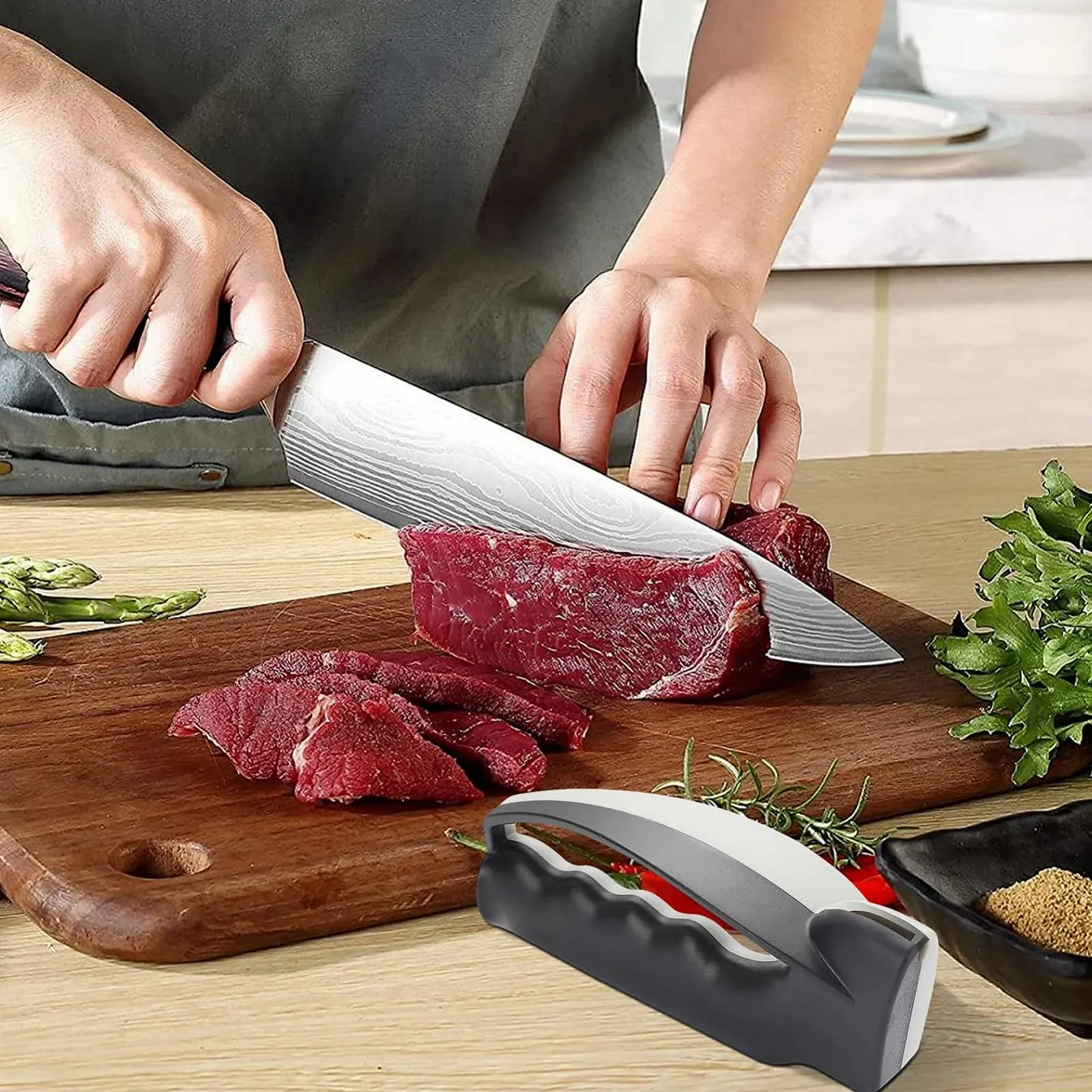 Точильний камінь для ножів та ножиць кишеньковий вольфрамова сталь ергономічний, фото №2 Точильний камінь для ножів та ножиць кишеньковий вольфрамова сталь ергономічний, фото №2