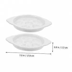 Форма для запекания улиток керамическая с ручками 7 дюймов 2 шт. synthetic.ua - Фото 1