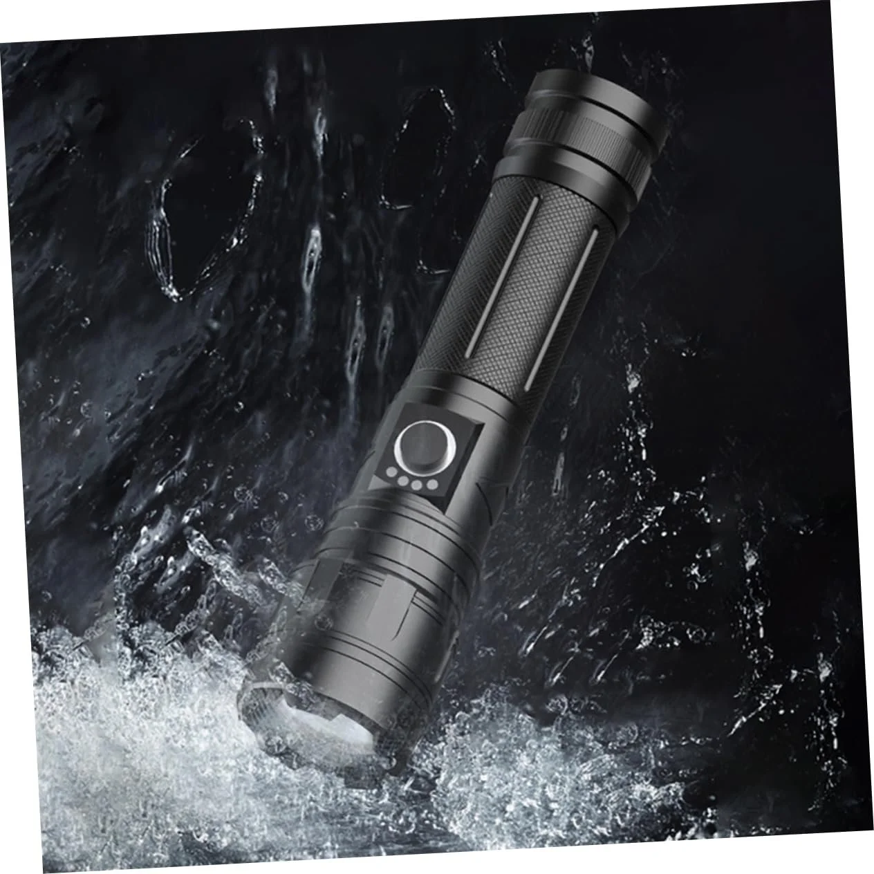 Уличный фонарик OSALADI с USB-зарядкой, телескопический дизайн для аксессуаров для походов на открытом воздухе с мониторингом потребления тока, фото №6