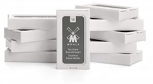 Лезвия для бритья MÜHLE Набор 10 шт. для традиционных безопасных бритв - Фото 1