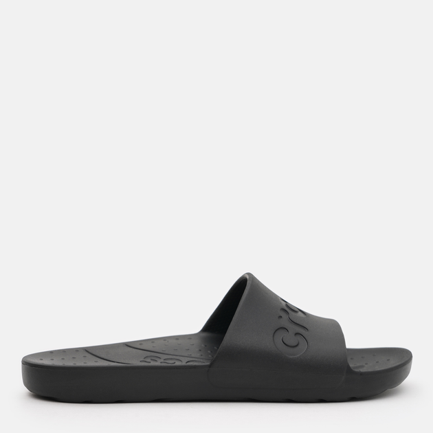 Шльопанці UNI Crocs Slide Whi 210088-001-Black CROCS M10/W12 Чорний 43, фото №1