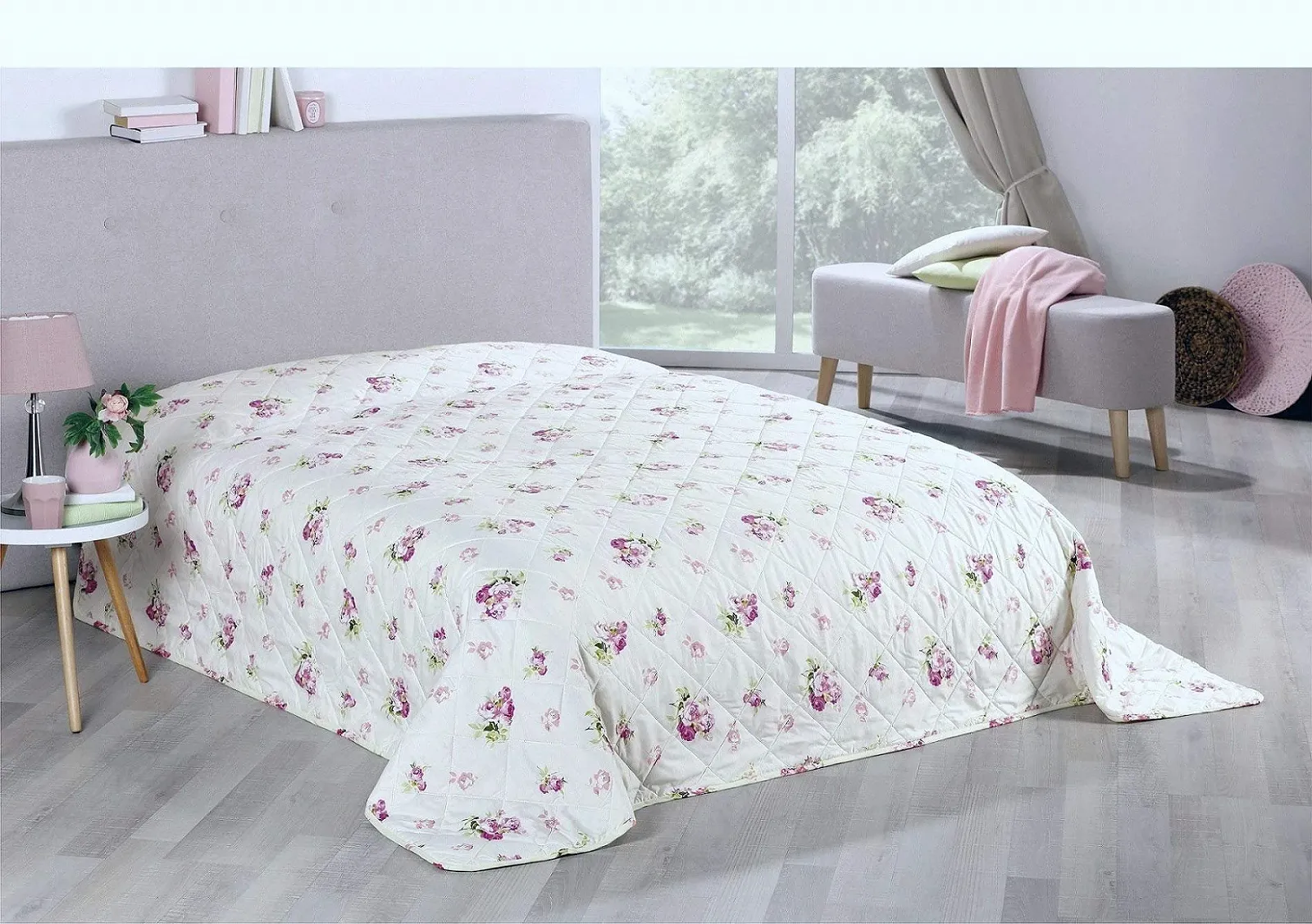 Покривало XXL MB Warenhandel24 Універсальний Плед, 220 x 240 см, Печворк, Кантрі Хаус, фото №2