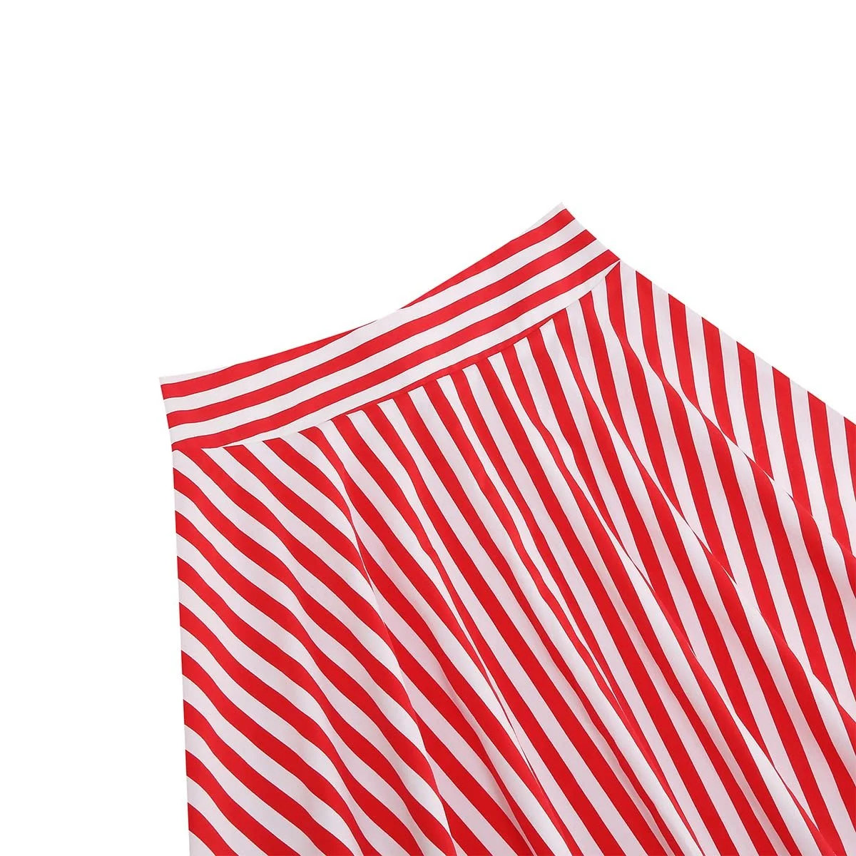 Жіноча спідниця в стилі 1950-х років, вінтажна, А-силуету, в смужку, плісирована, фото №3 Жіноча спідниця в стилі 1950-х років, вінтажна, А-силуету, в смужку, плісирована, фото №3