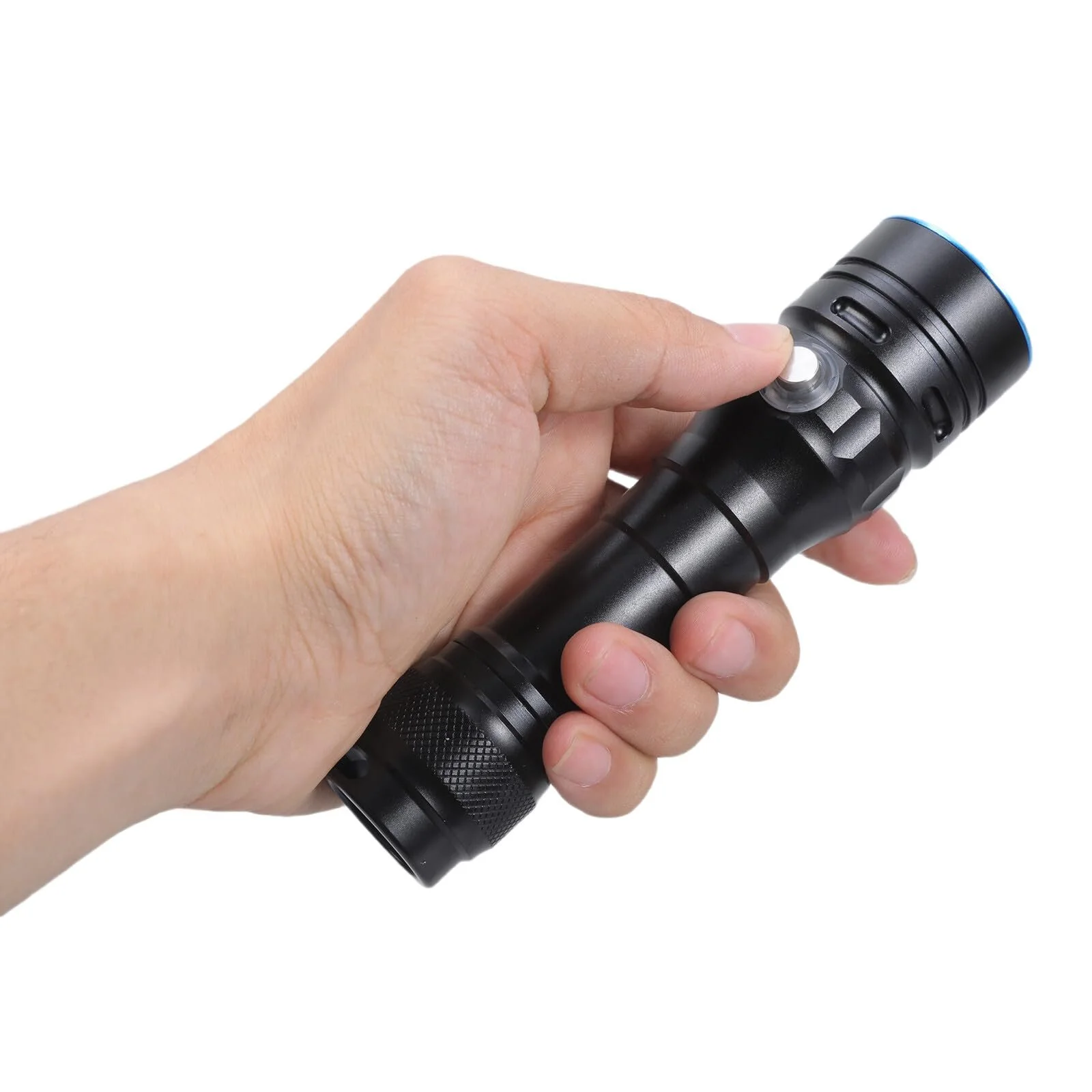 Водонепроникний світлодіодний ліхтар для дайвінгу 1500LM Яскравий потужний професійний підводний для дайвінгу Рибальські Світлодіодний для дайвінгу, фото №3