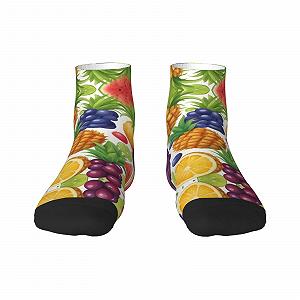 Носки SSIMOO Фрукты Ананас Ягоды Арбуз Виноград Апельсин - Фото 1