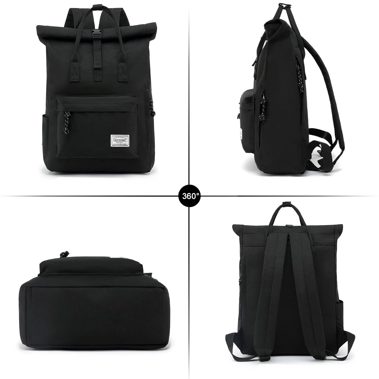 Рюкзак Rolltop Tantomi 15.6 дюйма, фото №7 Рюкзак Rolltop Tantomi 15.6 дюйма, фото №7