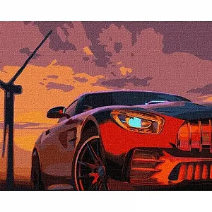 Картина за номерами Сталева потужність Ідейка KHO2520 40х50 см - Фото 1