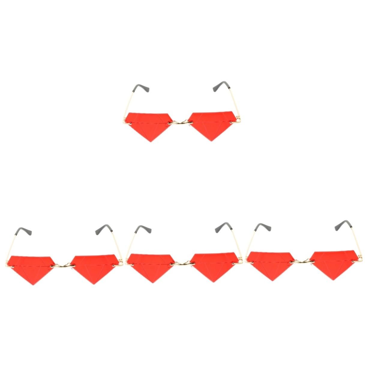 Безкаркасні окуляри PACKOVE 4 пари для чоловіків і жінок, без оправи, фото №1