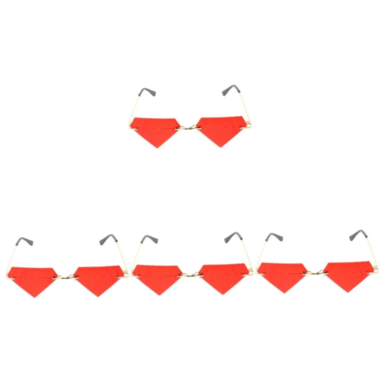 Бескаркасные очки PACKOVE 4 пары для мужчин и женщин, без оправы, фото №1