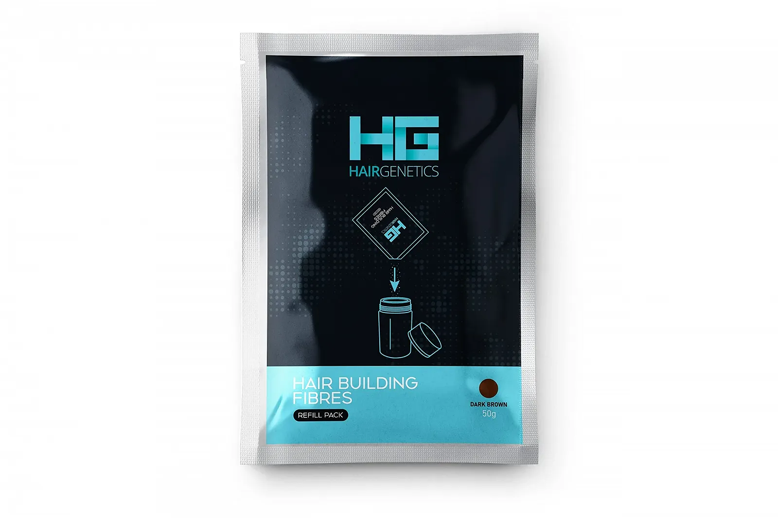 Волокна для волосся Hair Genetics Advanced Hair Fibres Консилер для Маскування Випадіння Волосся, фото №1