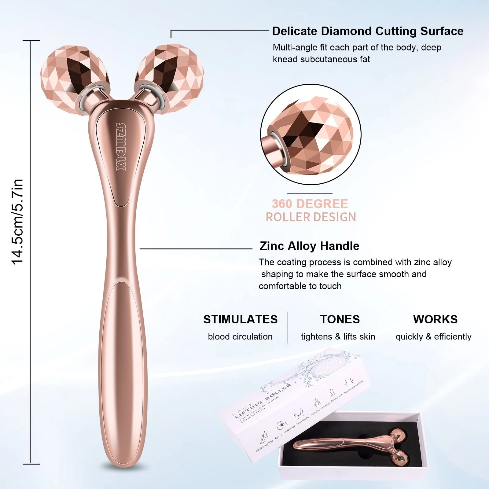 3D Масажер для обличчя SZMDLX, Масажер для підтяжки обличчя, фото №6