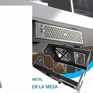 Подставка для ноутбука Genérico, регулируемая, для стола, компактная для дома, спальни, студии, домашнего офиса, небольших помещений synthetic.ua - Фото 1