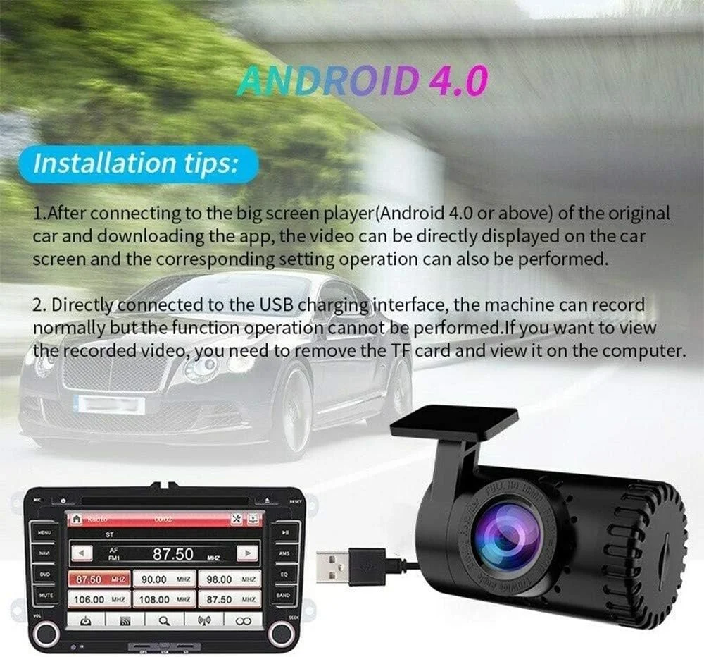 Відеореєстратор Pvnoocy LKW / 1080p / 140° / Wi-Fi / Чорний, фото №4 Відеореєстратор Pvnoocy LKW / 1080p / 140° / Wi-Fi / Чорний, фото №4