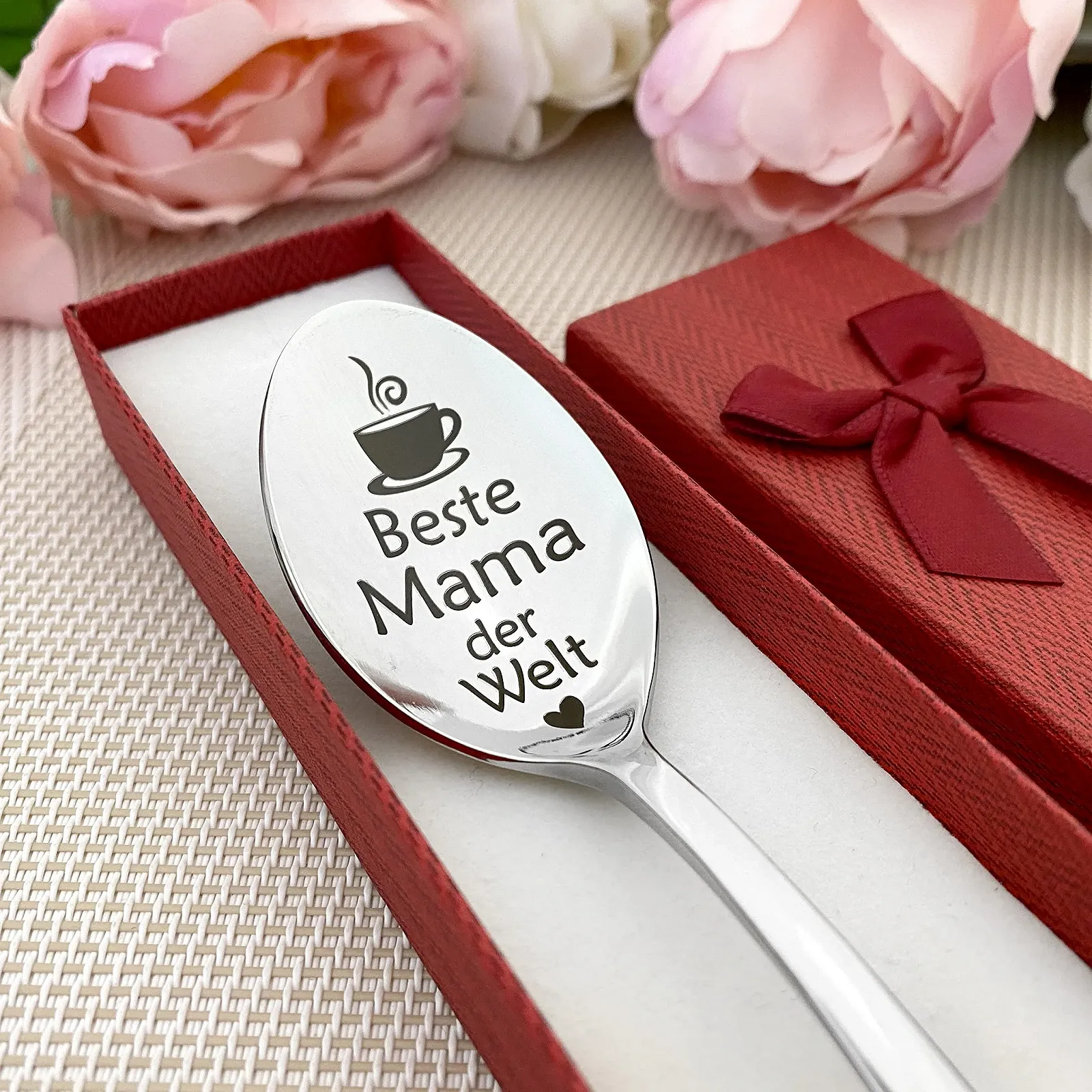 Ложка для кави Найкраща Мама у Світі з персоналізацією, фото №1