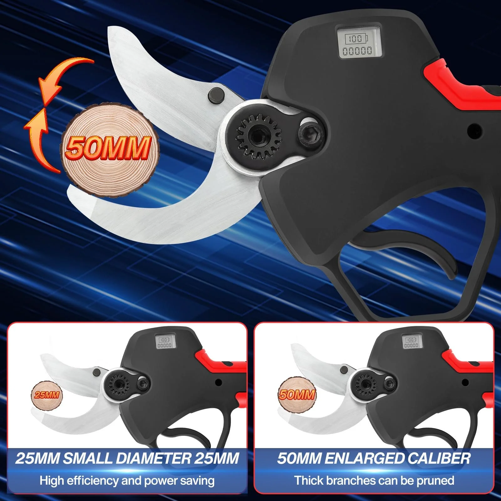 Секатор акумуляторний Електричний, фото №3