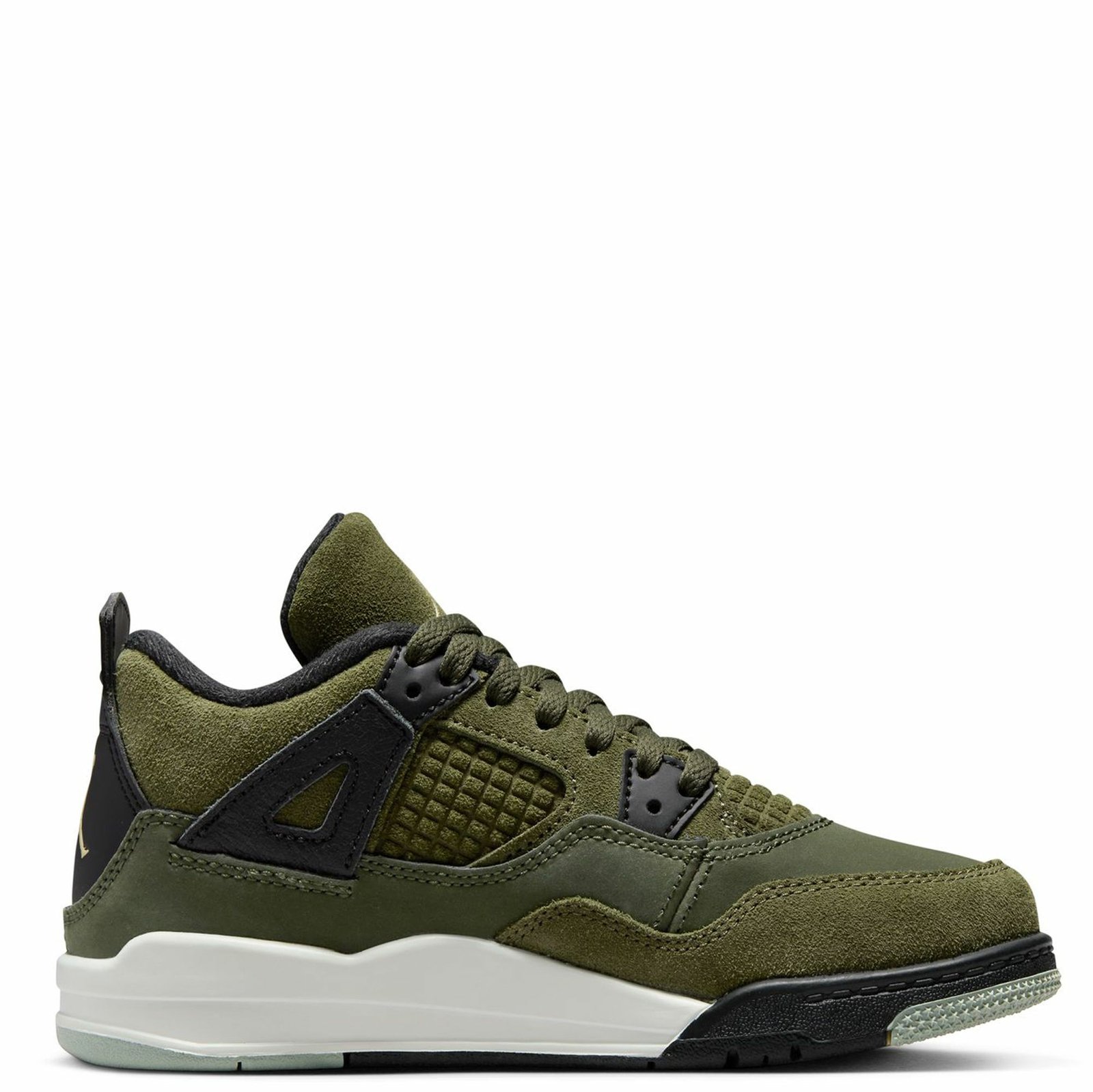 Кросівки Jordan 4 Retro SE Craft Medium Olive (PS) 32, фото №4
