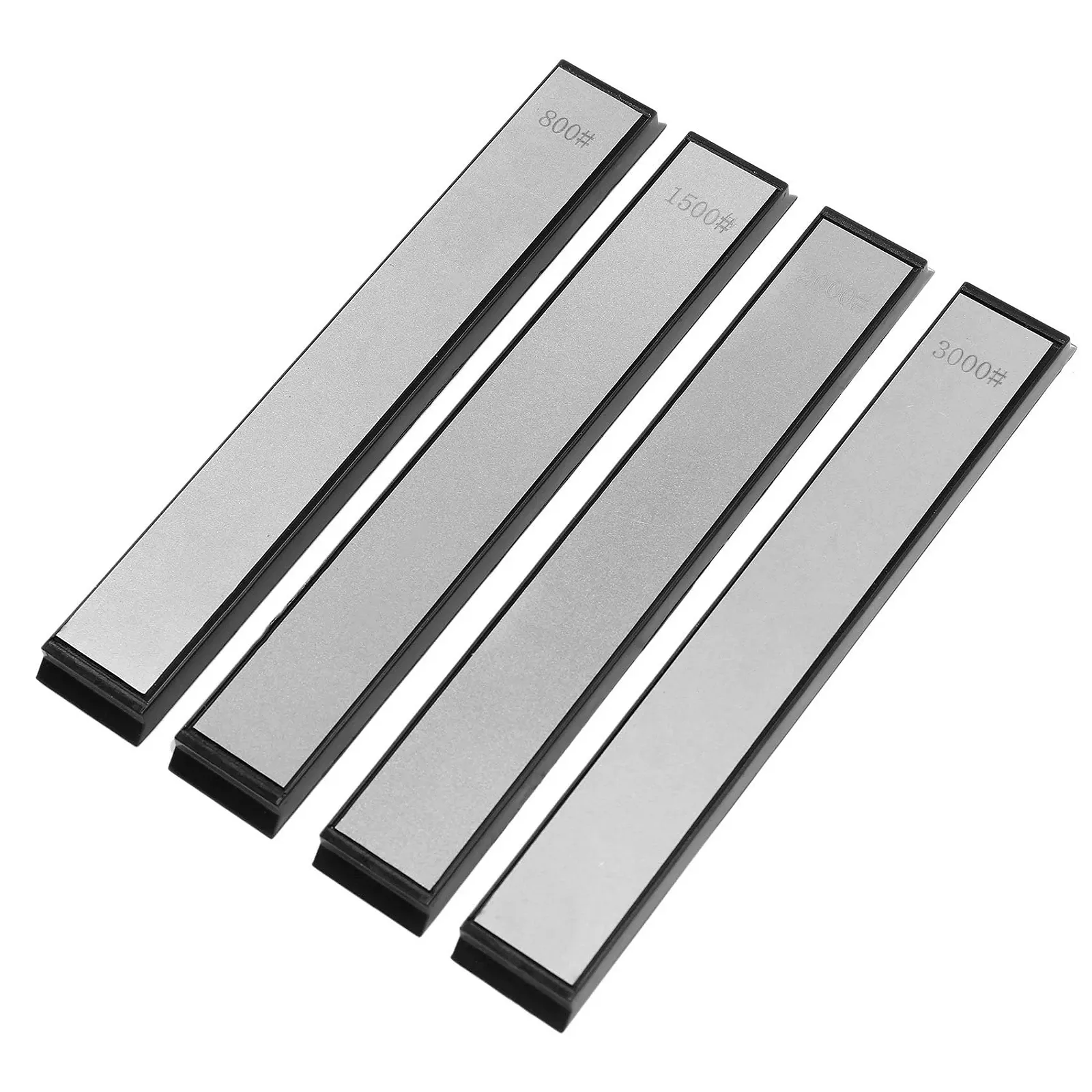 Точильні камені алмазні 800 1500 2000 3000 грит 4 штуки Silver, фото №1 Точильні камені алмазні 800 1500 2000 3000 грит 4 штуки Silver, фото №1
