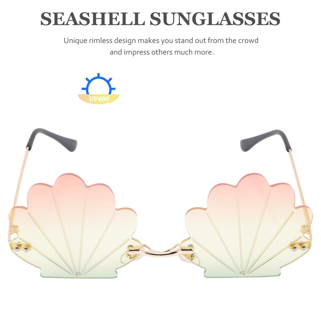 Сонцезахисні окуляри Garneck у формі мушлі Унісекс, фото №5