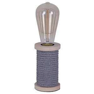 Настільна лампа Froschkönig24 Max E27 Ø7 см чорна - Фото 1