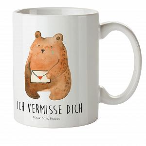 Кухоль Дитячий Mr. & Mrs. Panda Love Letter Bear Пластиковий - Фото 1