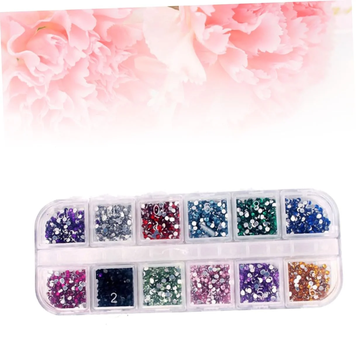 Стразы для ногтей minkissy 1 Коробка 12 шт. Кристалл AB Стразы Подвеска для ногтей Аксессуары для акриловых шармов, фото №3