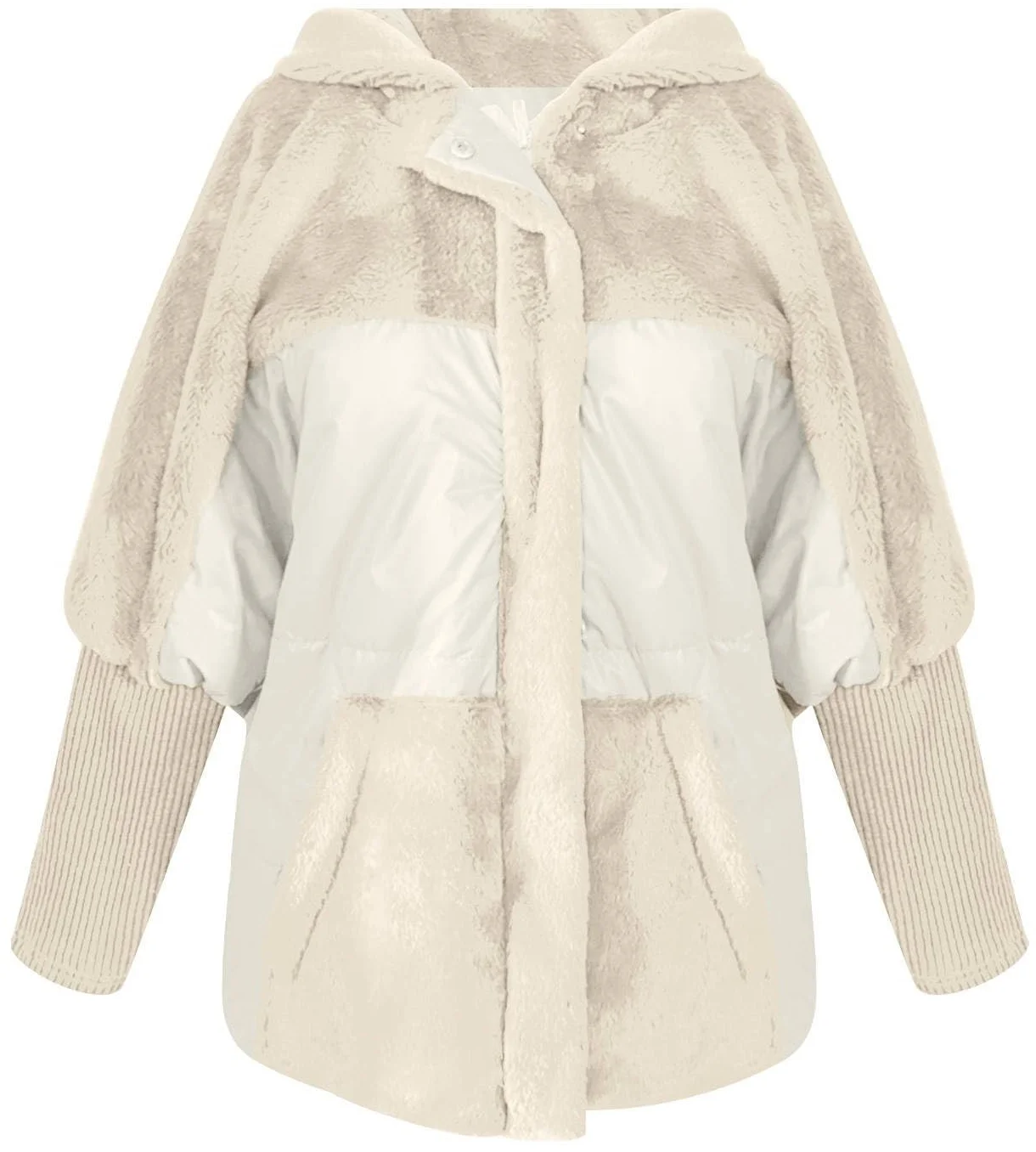 Женская пуховая куртка Fannyfuny - Бежевая - XL, фото №6