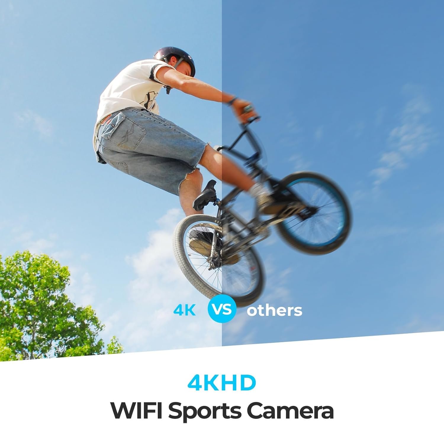 Екшн-камера Camlance C16PRO / 40Мп / 4K / 60fps / Wi-Fi / Bluetooth / Водонепроникна 40м / Чорна, фото №4
