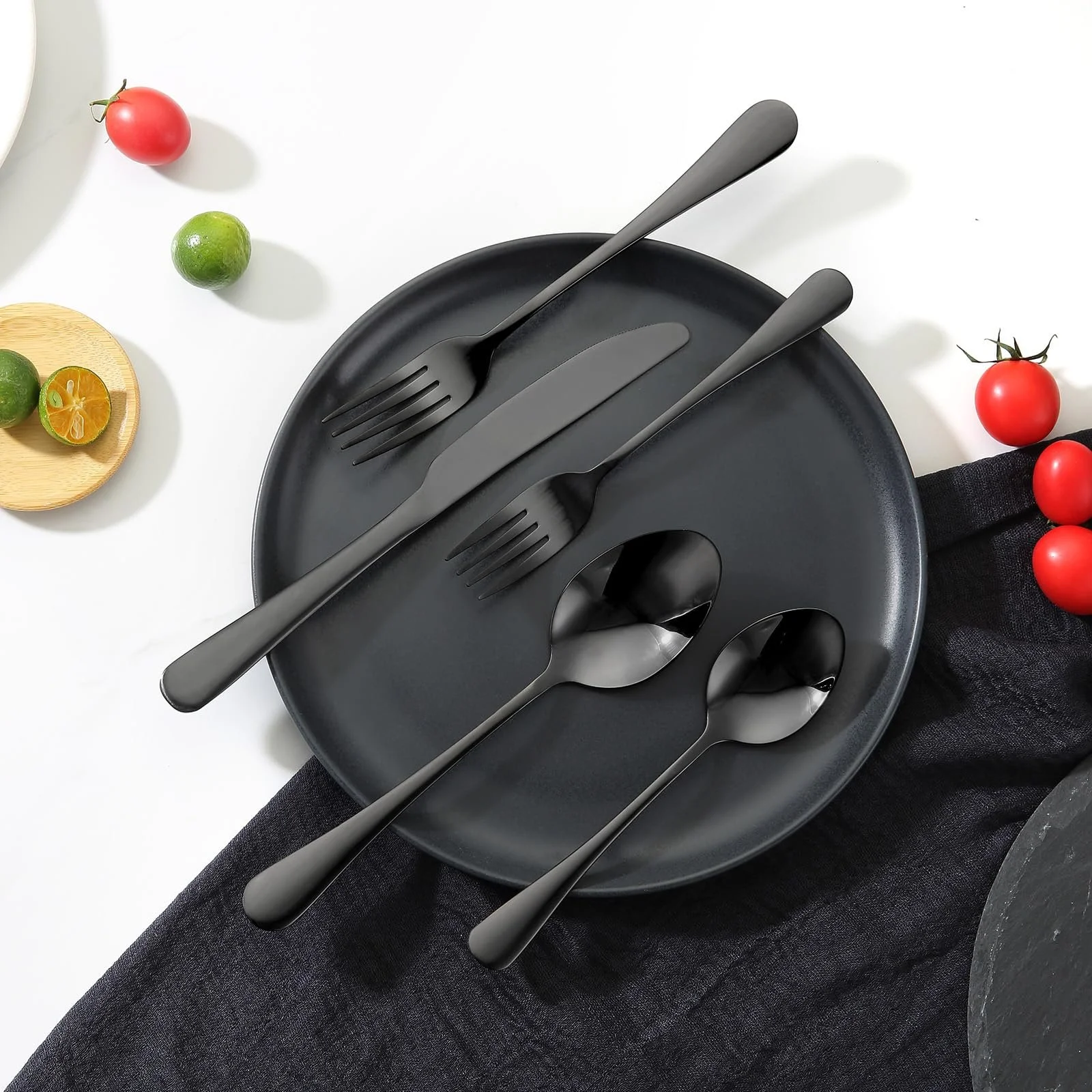 Набор столовых приборов VEVOR на 6 персон, 30 предметов, из пищевой нержавеющей стали, фото №8