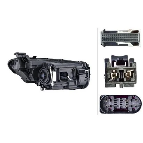 Фара головного света HELLA 1EX 015 619-811 для MERCEDES-BENZ, левая, фото №2