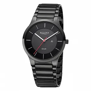 Годинник REGENT Чоловічий Solar Чорний 11150780 - Фото 1