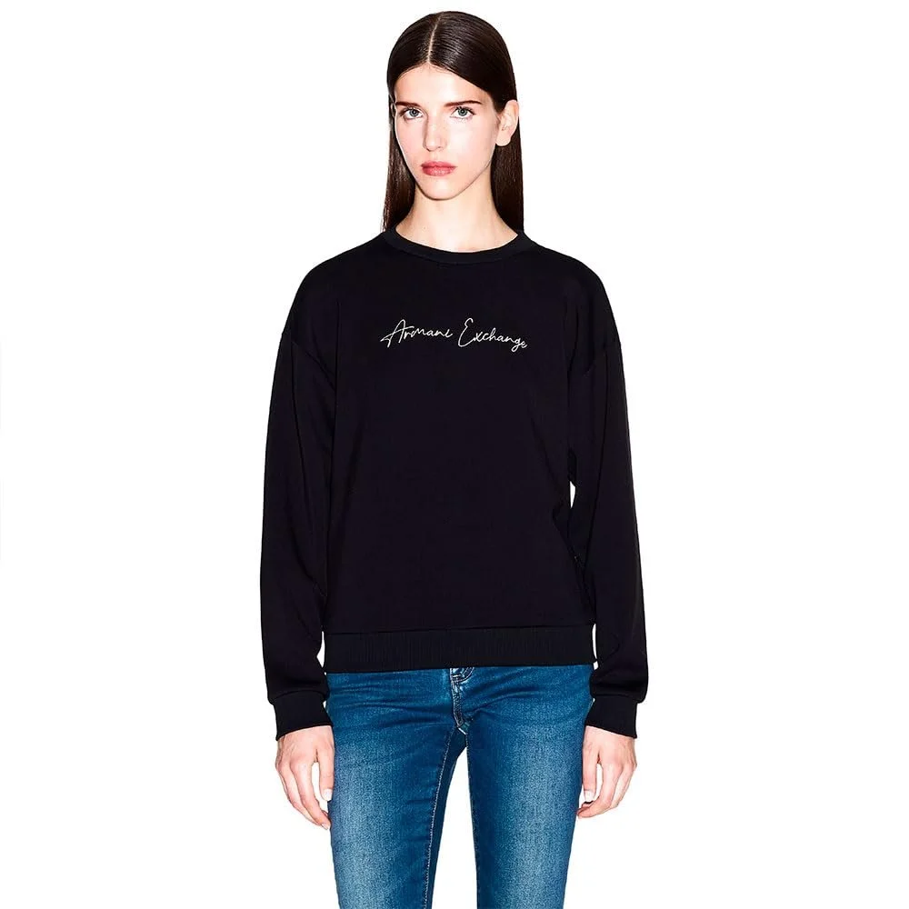 Кофта Armani Exchange Essential з манжетами на рукавах та логотипом, фото №1