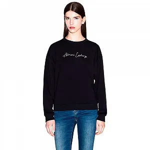 Кофта Armani Exchange Essential с манжетами на рукавах и логотипом - Фото 1